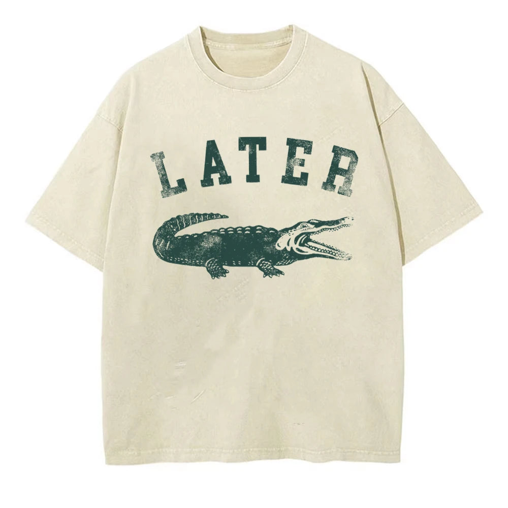 100% Cotton Tshirt Ocean Creatures Nature Short Sleeve Tops Tees Vintage Harajuku Fish T-Shirt Men Women Streetwear
