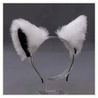 Lolita Animal Cat Fox Ear Hair Hoops Cosplay Girls Halloween Anime Headbands Headwear Hair Accessories