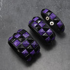 3Pcs/Set Fashion Contrasting Rivets Leather Wrist Friendship Big Wide Bracelet For Male Female Buckle Vintage Punk Jewelry
