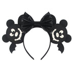 2026 Latest Halloween Cobweb Ears Headband Women Festival DIY Mouse Hairband Kids Party Villains Cosplay DIY Hair Accessories