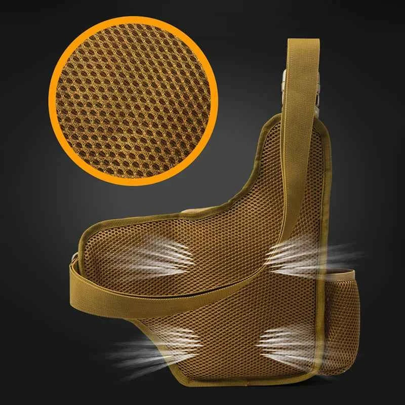 Camping Climbing Bag Chest Pouch For Men Cycling Hiking Travel Outdoor Sport Tactical Crossbody Molle Fishing Waist Fanny Pack