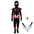 Boys Ninja Deluxe Costume with Kung Fu Toy Accessories