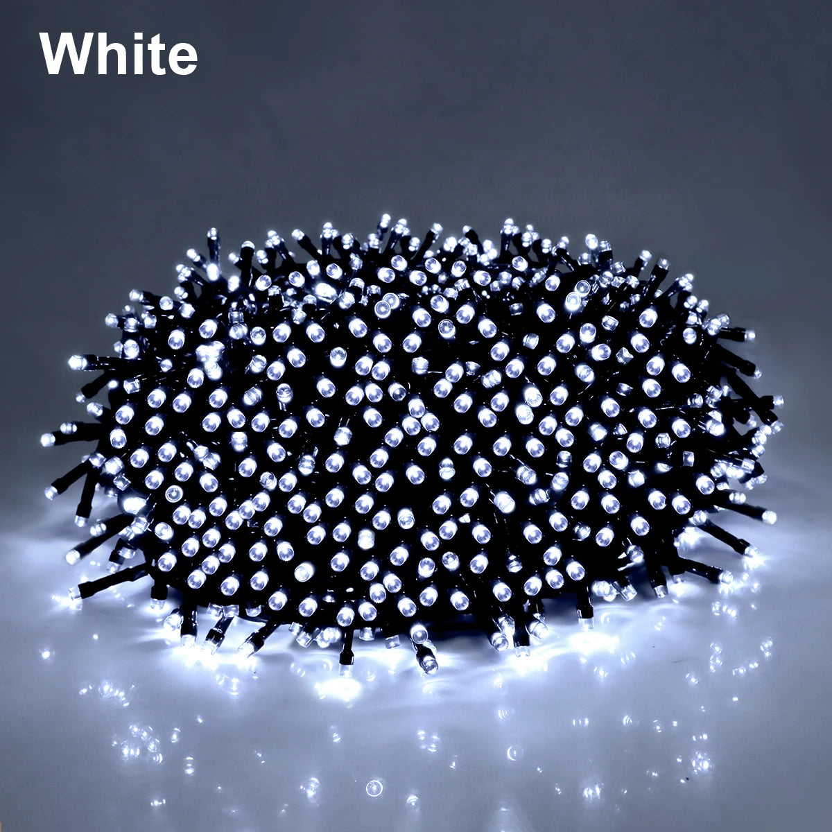 10/20/50/100m LED String Christmas Light With EU US Power Adapter Outdoor Waterproof Fairy Garland Lights Halloween Garden Decor