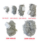 Christmas Lights 5M 10M 20M 30M 50M 100M Led String Fairy Light 8 Modes Christmas Lights For Patio Wedding Party Holiday Lights
