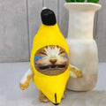 17cm Banana Cat Doll Pendant Keychain Crying Happy Banana Cat ,1pcs/pack