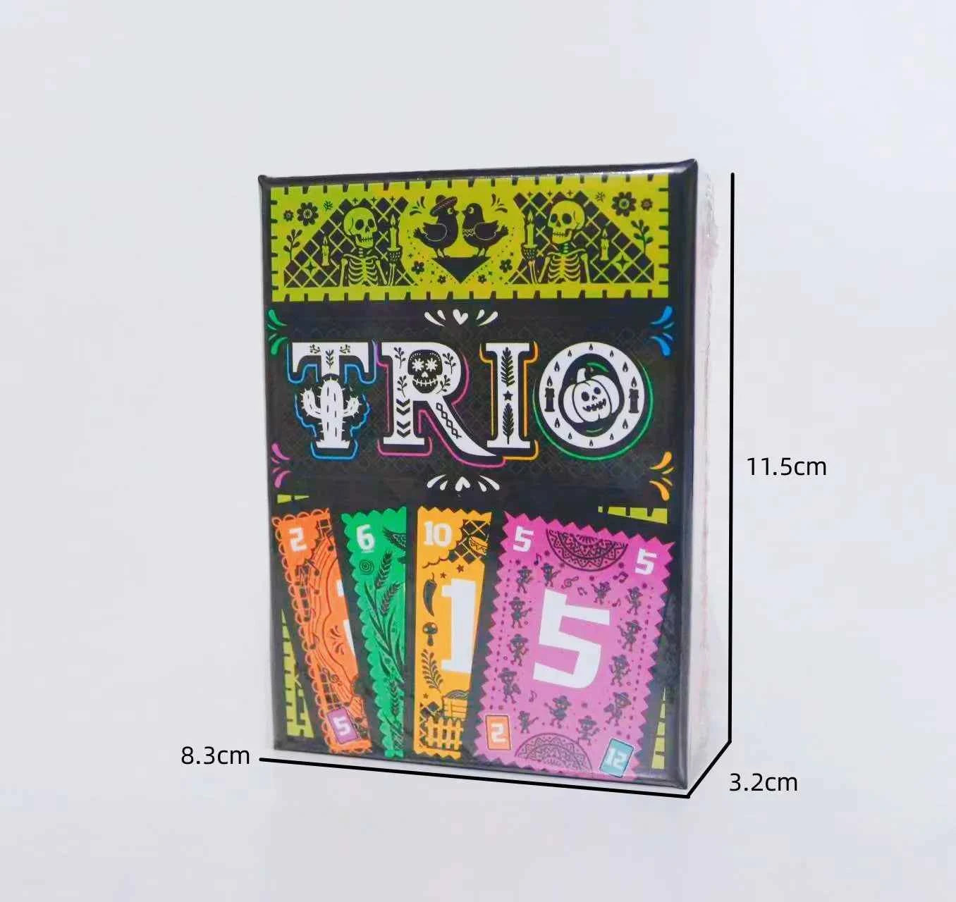 TRIO Strategy Board Game | 3-6 Players | 15 Minutes Playing Time . Family Game Nights , Perfect for Party Game