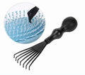 2pcs Professional Comb Detangling Hair Brush Scalp Massage Anti-static Comb Hollow Out Hairbrush for Wet Dry Barber Hair Styling