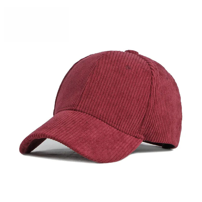 Fashion False Suede Baseball Caps For Men Women Autumn Winter Solid Retro Snapback Hip Hop Hat Unisex Street Adjustable Sun Caps