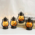 Halloween LED Pumpkin Lantern Hanging Ghost Light Retro Decor