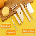 8Pcs/Set Clay Tools DIY Ceramics Molding Tools Wood Knife Pottery Tool Set Clay Sculpting Kits Carving Ceramic Tools Practical