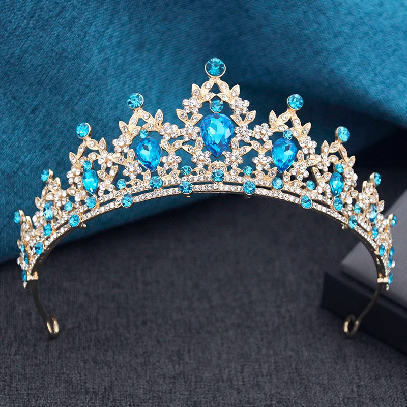 15 Colors Princess Crown Bridal Tiaras and Crowns for Women Prom Birthday Wedding Hair Jewelry Party Head Accessories