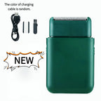 New Electric Shaver Professional Beard Trimmer Razor Portable Mini Shaver Reciprocating Shaving Blade USB Charge for Men