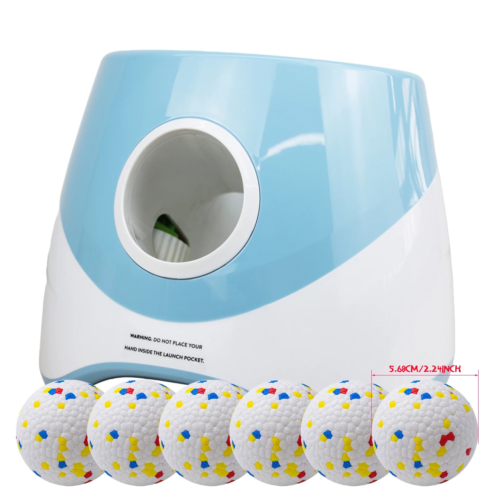 Automatic Dog Tennis Ball Launcher – Rechargeable Interactive Ball Throwing Machine for Small & Medium Dogs