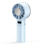 Ice compress high-speed cooling fan handheld fans USB Rechargeable portable mini fan Folding style for Travel,Camping,Outdoor