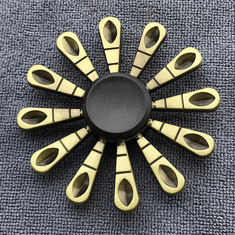 New Bronze Metal Alloy Fidget Spinner R188 Mute Bearing Hand Spinner Fingertip Gyro Stress Relief Toys Gifts