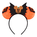 2026 Latest Halloween Cobweb Ears Headband Women Festival DIY Mouse Hairband Kids Party Villains Cosplay DIY Hair Accessories