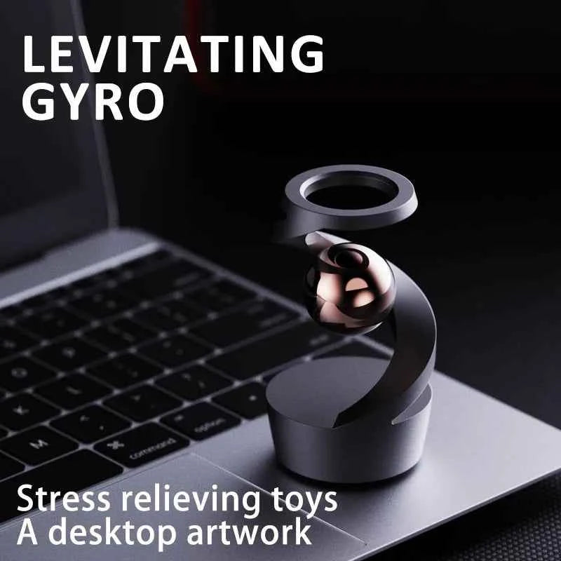 Suspended Spinning Top with Visual Effect Stress Relief Focus Tool Adults & Kids Suspended Gyroscope Fidget Spinner  Fidget toy