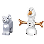 Disney Frozen Dream Princess Elsa Ice Castle Princess Magic Castle Set Building Blocks Gift Toys