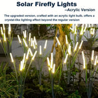 1/2/4PCS Outdoor Solar Reed Lights Waterproof Bubble Stake Lights For Garden Pathway Courtyard Decor