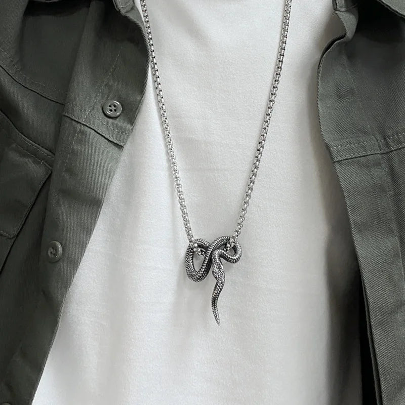 Anime Snake Necklace New Animal Design Pendant Cosplay Toys Decoration Accessory