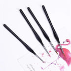 00000#-7# Fine Tip Paint Brush Set for Acrylic, Models, Mini  Miniature Detail , Nylon Hair Thin Extra Fine Paintbrushes