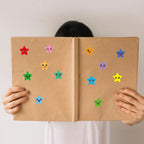 450-3000 Sheet Happy Face Stars Reward Sign Stickers Pack DIY Skateboard Suitcase Stationery Decals Decor Phone Laptop Gift Toys