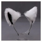 Lolita Animal Cat Fox Ear Hair Hoops Cosplay Girls Halloween Anime Headbands Headwear Hair Accessories