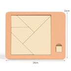 Wooden Geometric Puzzles Challenge Impossible Brain Burning Decompression IQ Mind Brain Teaser Jigsaw Puzzle for Adults Kids