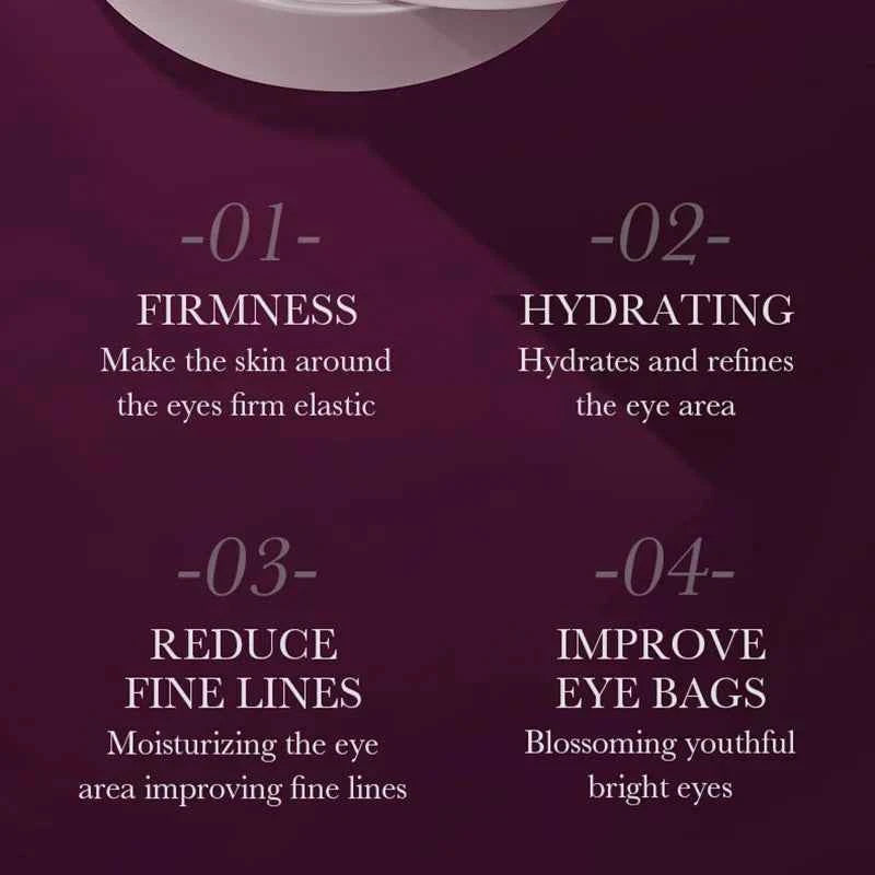 60pcs SADOER Snail Collagen Eye Mask Anti Dark Circles Eyes Bags Moisturizing Firming Eye Patches Beauty Eyes Skin Care Products