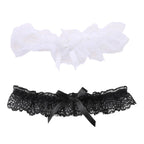 1/2pcs New Fashion Bow Lace Wedding Garter Toss Garter Wedding Garter Belt Bridal Lingerie White Garter Wedding Accessories