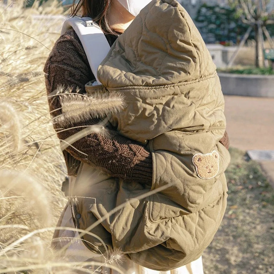 Hooded Blanket for Baby Stroller Newborn Swaddle Wrap Warm Baby Carrier Sling Cover Infant Cloak Cape Sleeping Quilt 80*85cm