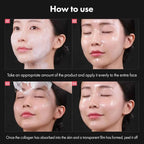 Real Collagen Fit, Collagen Wrapping Mask, Collagen 670,000ppm, Peel Off Facial Mask for elasticity, Hydrating, Glow, Glass Skin