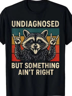 Funny Raccoon Graphic T-Shirt – Retro Vintage Unisex Tee