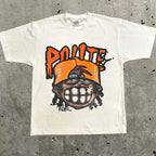 Harajuku Letter Graphic T Shirts Y2k Tops Men Women High Street Oversized T Shirt Pro Choice Streetwear Vintage Tee Clothing