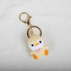Mini Penguin Crochet Keychain Cute Animal Bag Charm