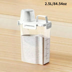 2.5L Covered Moisture-proof Sealed Storage Container - Used for Grain, Nut, Flour, Rice Food Storage Boxes