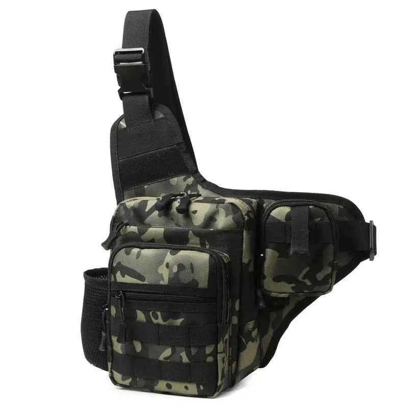 Camping Climbing Bag Chest Pouch For Men Cycling Hiking Travel Outdoor Sport Tactical Crossbody Molle Fishing Waist Fanny Pack