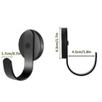 Heavy Duty Strong Magnetic Towel Hook Bathroom Kitchen Kitchen Utensil Hanger Fridge Front Hooks 1/2/4pcs