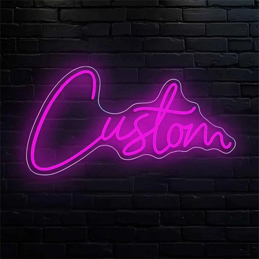Custom Name Neon Sign Baby Birthday Party Gift Kid Room Home Wall Decor Led Name Sign Dorm Room Decor Personalized Gifts for Her