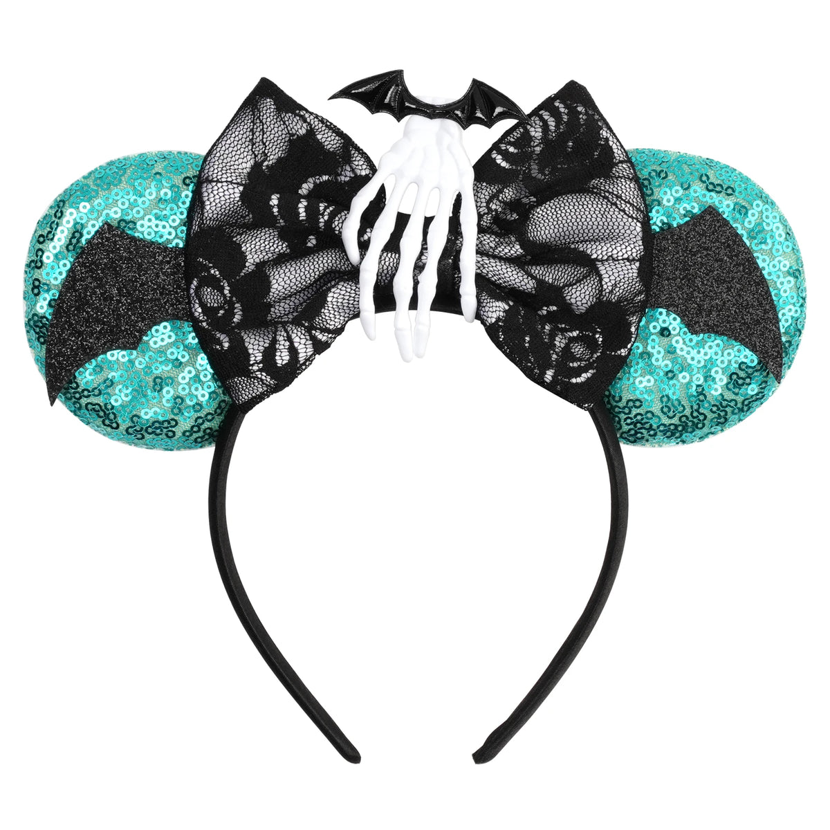2026 Latest Fashion Ear Headband Sequin Bows For Girl Adult Kids Halloween Party Cosplay Hair Accessories Princess Hairband