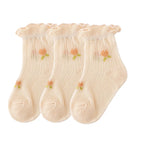 3Pair/lot New Newborn Baby Socks Summer Thin Casual Kids' Baby