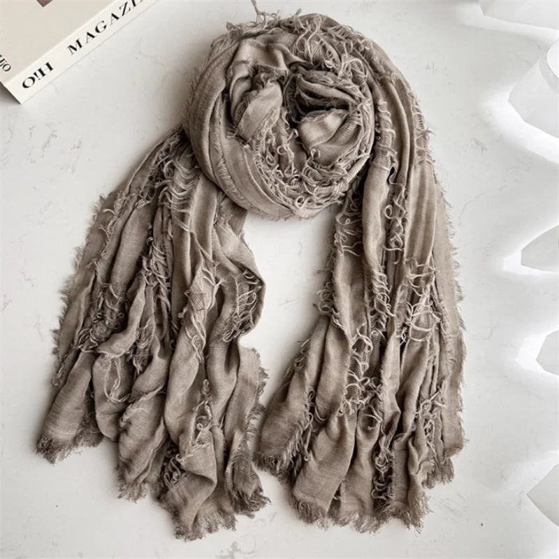 Ruins Style Unisex Steampunk Hip Hop Cotton Linen Scarf Retro Apocalyptic Scarves Techwear Capes Outdoor Tactical Shawl