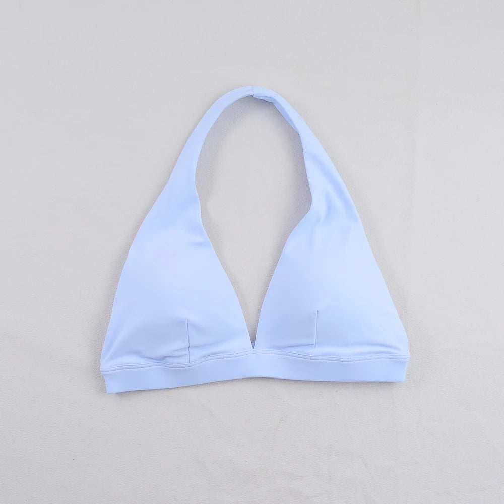 Women's V-neck Hanging Neck Cool Yoga Underwear Fitness Running Breathable Sexy Bra