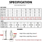 New Motorcycle Jackets Men's Full Body Armor Protection Jackets Motocross Enduro Racing Moto Protective Equipment Clothes