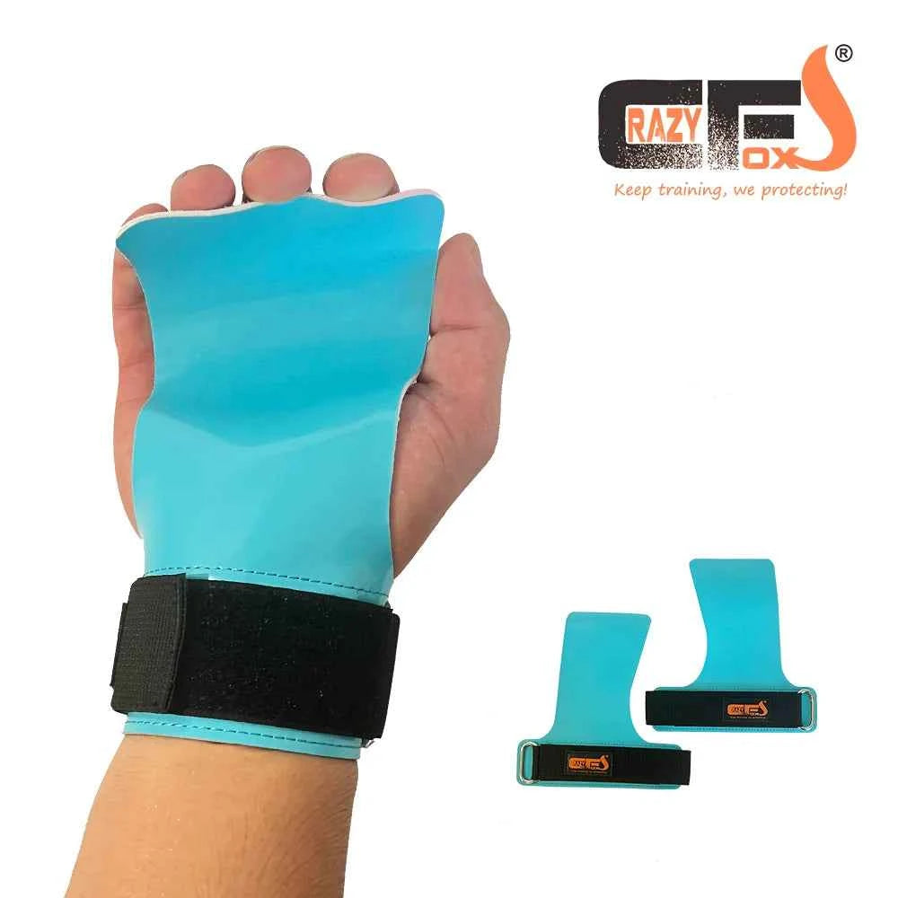 Rubber Chalk Free Weight Lifting Grips Heavy Duty Straps Alternative Power Lifting Hooks for Deadlift Wrist Support Calleras