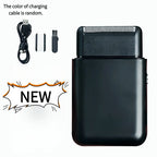 New Electric Shaver Professional Beard Trimmer Razor Portable Mini Shaver Reciprocating Shaving Blade USB Charge for Men
