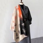 Cashmere Scarf for Women Thick Warm Winter Blanket Brand Female Luxury Quality Shawl Wrap Bufanda 2024 Poncho Echarpe Pashmina