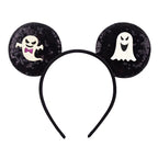 2026 Latest Fashion Ear Headband Sequin Bows For Girl Adult Kids Halloween Party Cosplay Hair Accessories Princess Hairband