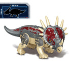 Jurassic Raptor Building Blocks Mini Dinosaur Construction Toy Set