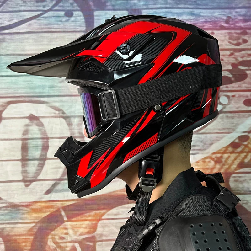 Motorcycle helmet motorcross off-road helmets ATV Dirtbike downhill racing helmet DOT capacete